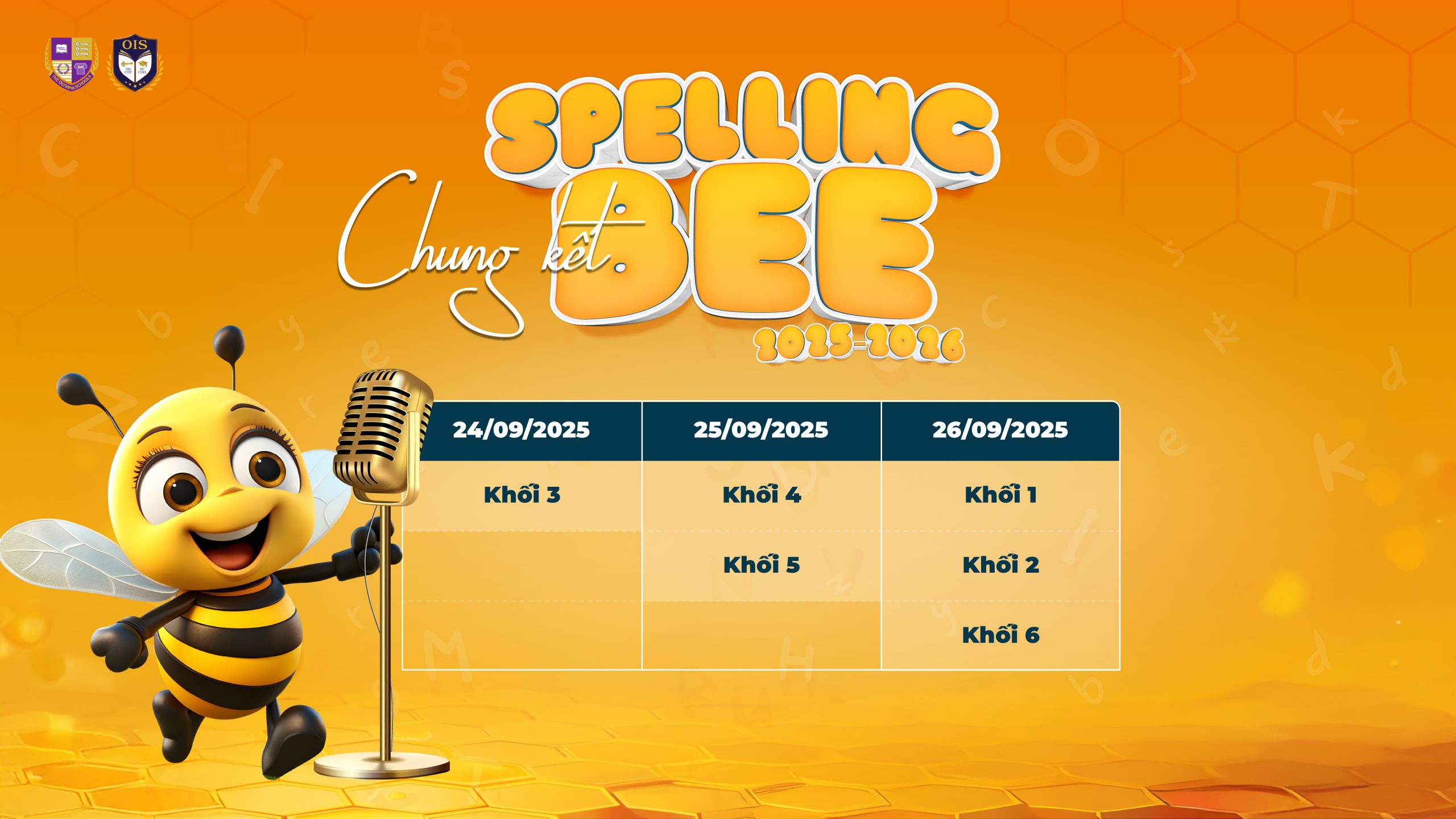 Lịch Chung kết Spelling Bee